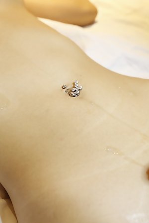 20 year old horny Thai ladyboy gets covered with cum from white cock